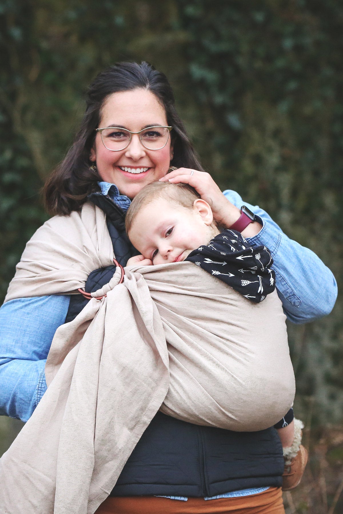 Ring Sling - Warm Sand Long